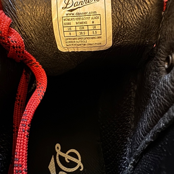 Danner Vertigo 917 Black Weatherproof Boot Women's 8 - Picture 4 of 7